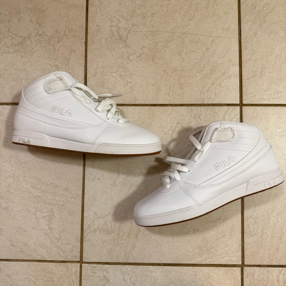 Fila White Synthetic Sneakers